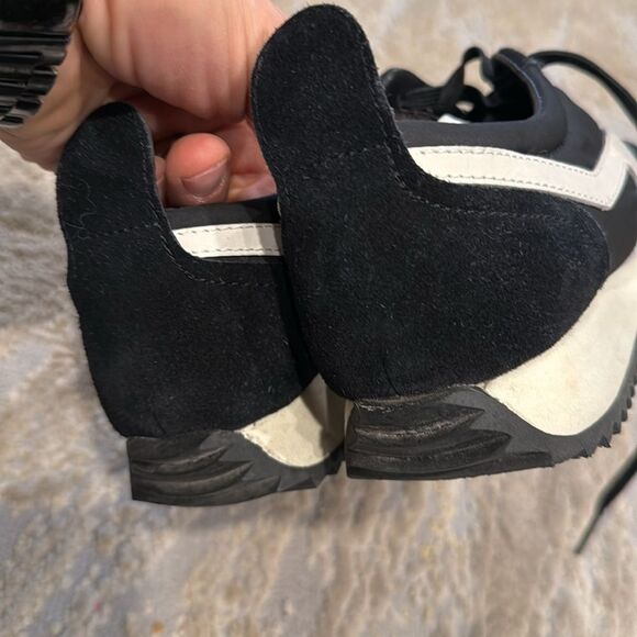 Rag & Bone Retro Runner black Suede Sneaker size EU 38.5/ US 7.5 GUC no insole - Picture 4 of 10